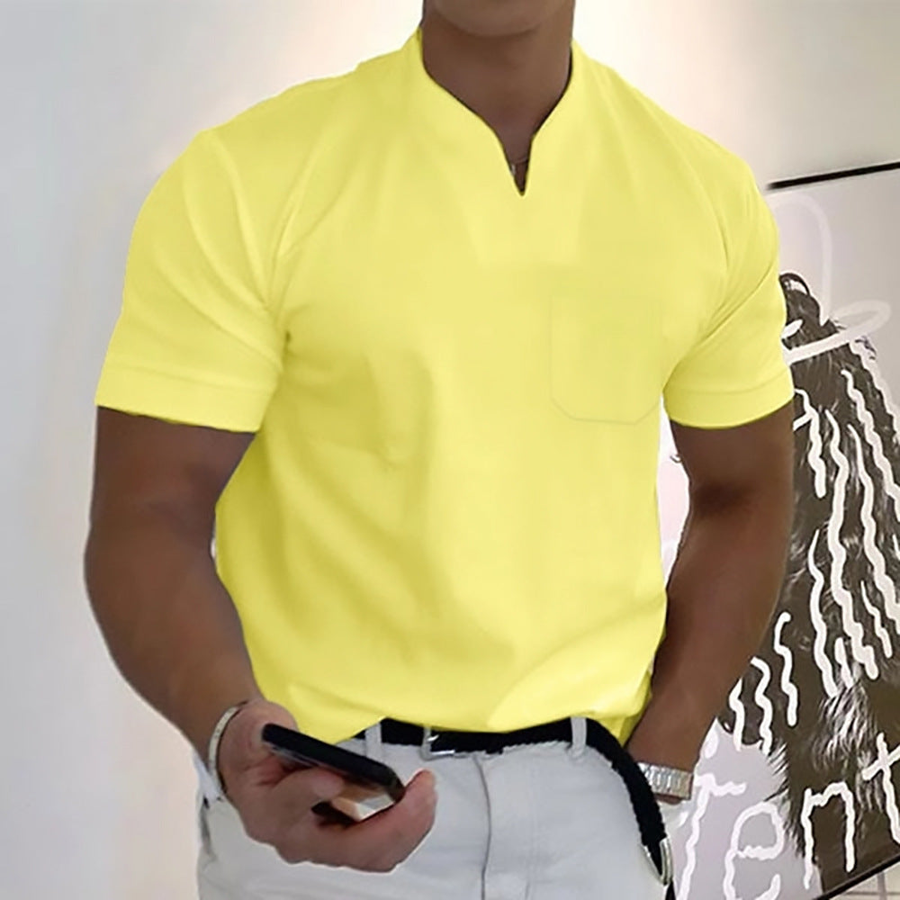 T-Shirt Casual Poche Homme