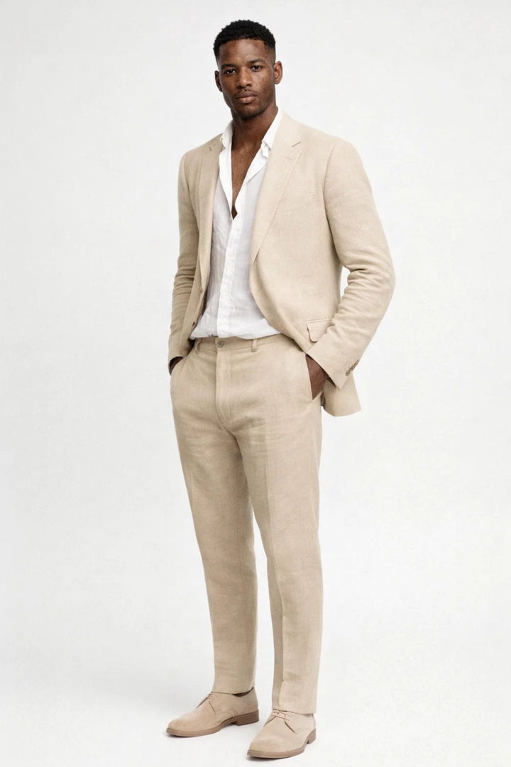 Costume Ajusté Élégant Homme