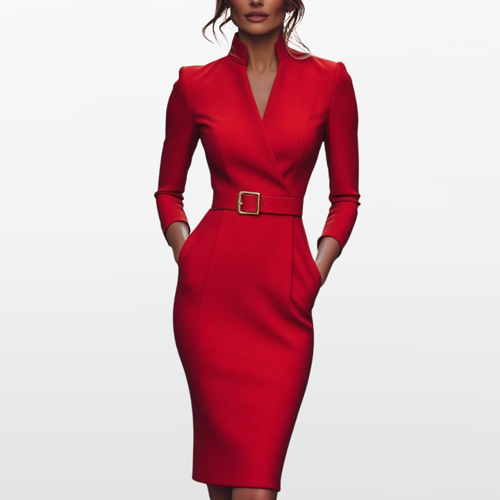 Robe Midi Élégante Femme