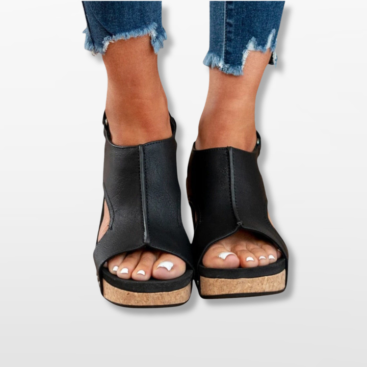 Sandales Femme Plateforme à Bride Arrière