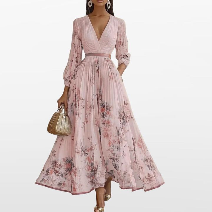 Robe Midi Plissée Femme