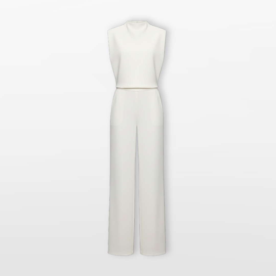 Combinaison Femme Large Élégante Sans Manches