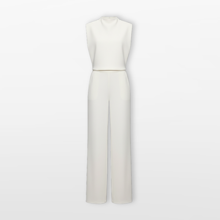 Combinaison Femme Large Élégante Sans Manches