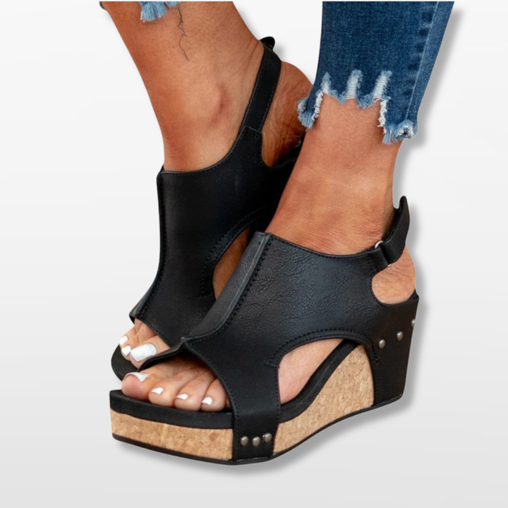 Sandales Femme Plateforme à Bride Arrière
