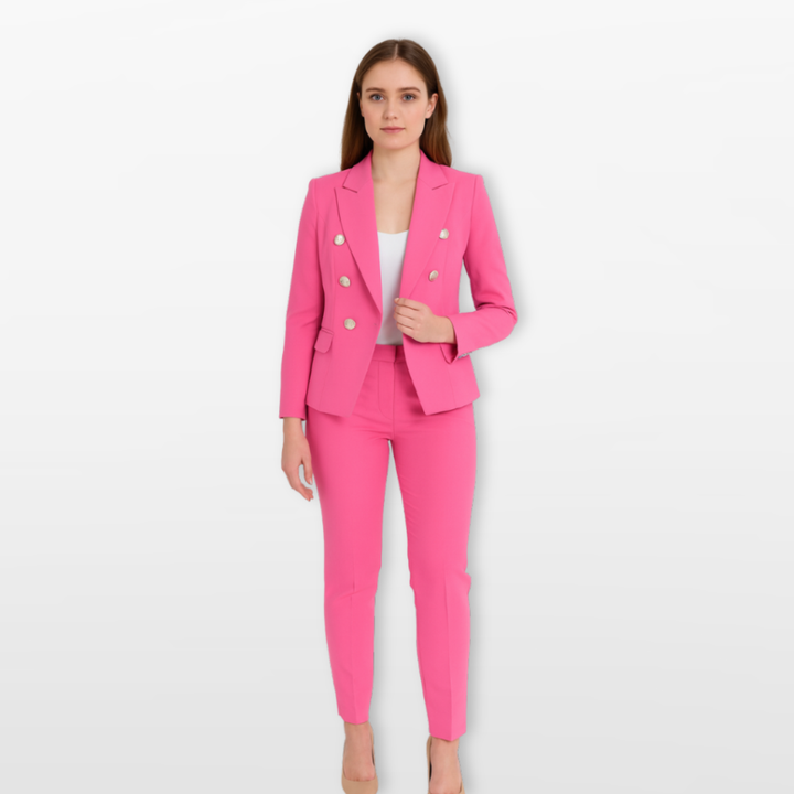 Tailleur Femme Coupe Ajustée Élégant