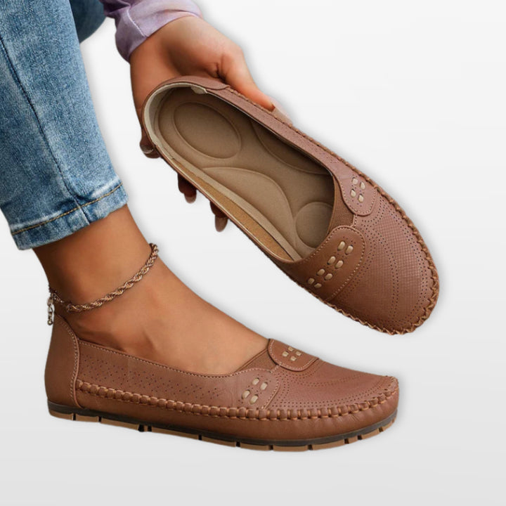 Mocassins Femme Perforés Confort
