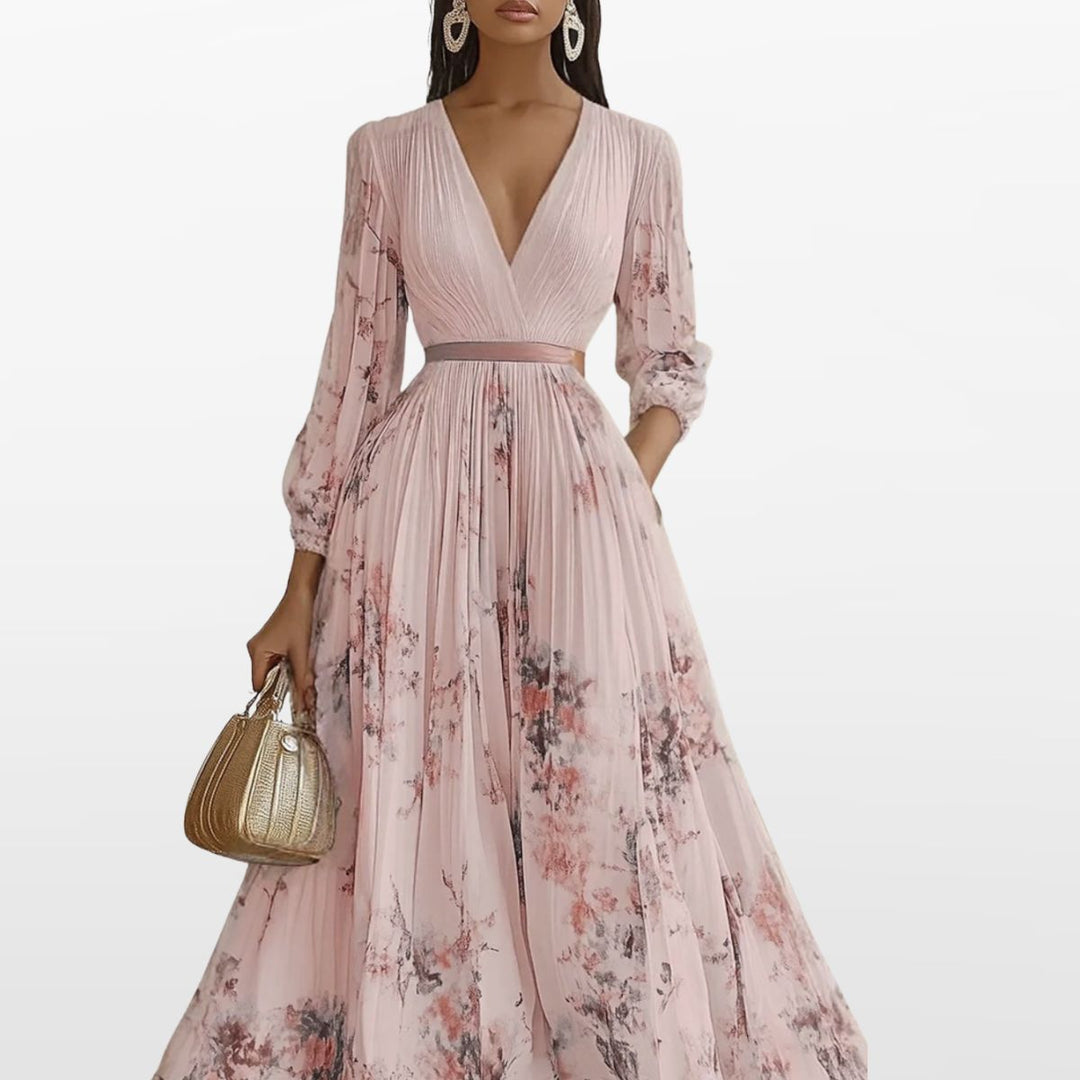 Robe Midi Plissée Femme