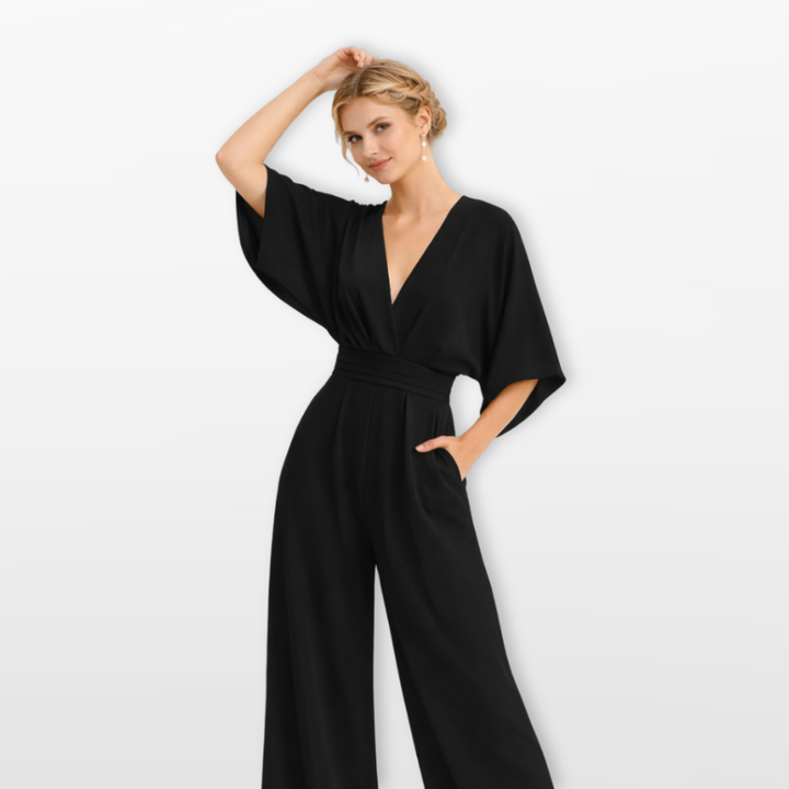 Combinaison Femme Coupe Large Col V