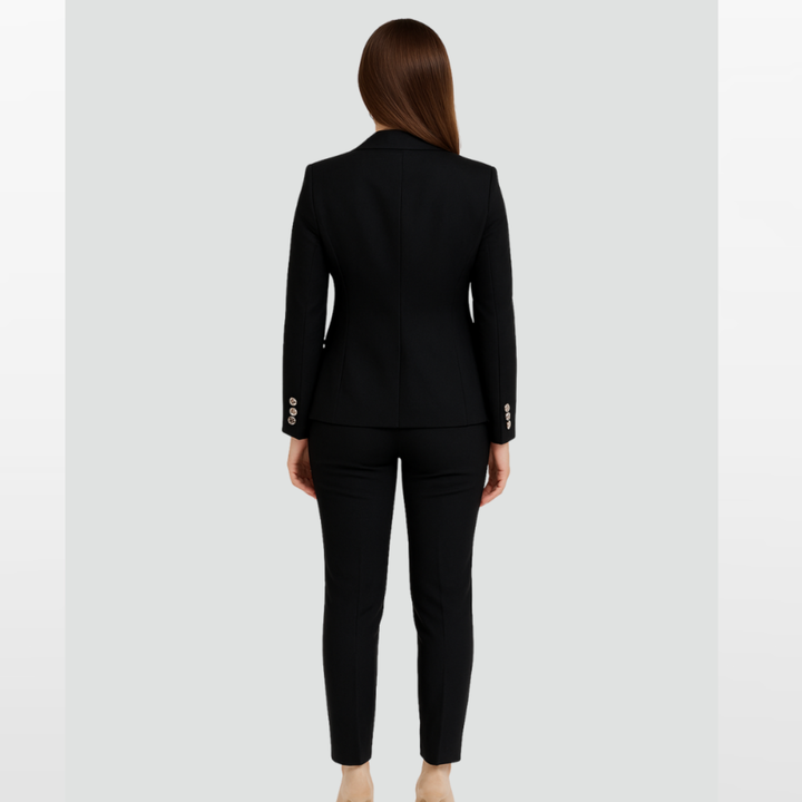 Tailleur Femme Coupe Ajustée Élégant