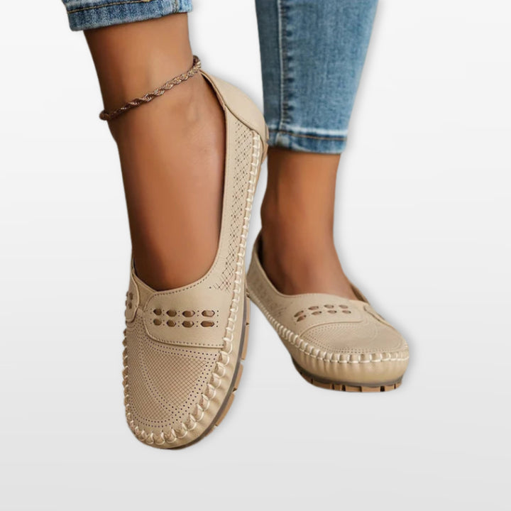 Mocassins Femme Perforés Confort