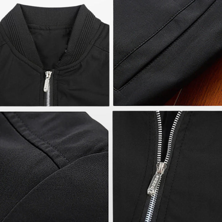 Blouson Bomber Léger Homme Coupe Ajustée