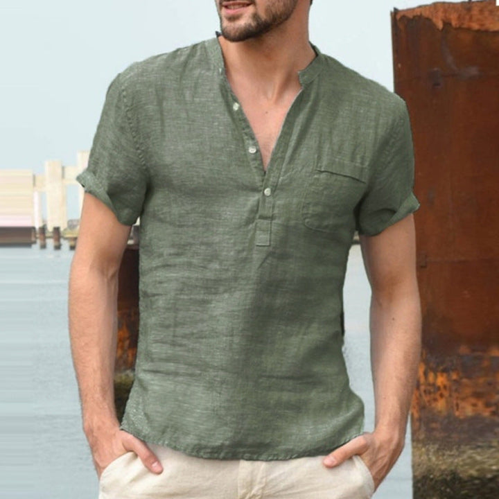 Henley Casual Homme