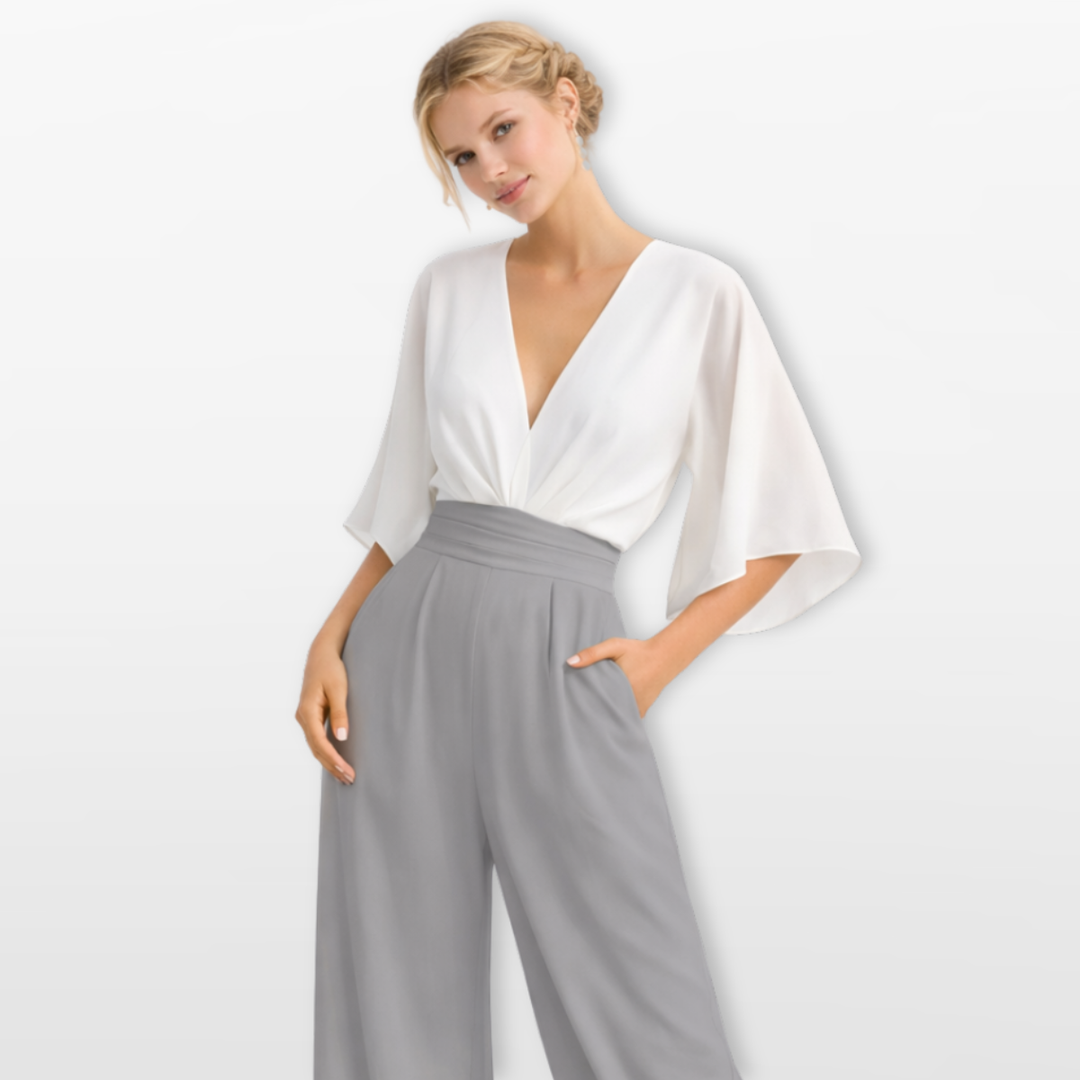 Combinaison Femme Coupe Large Col V