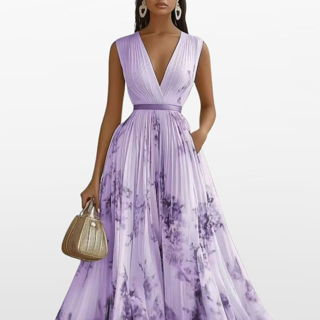 Robe Midi Plissée Femme