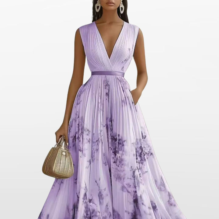 Robe Midi Plissée Femme