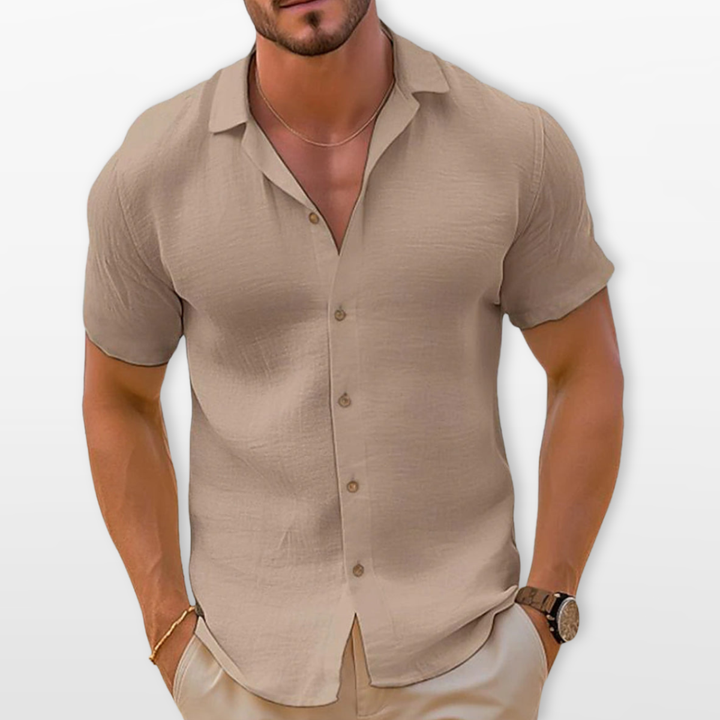 Chemise Homme Coupe Ajustée Décontractée