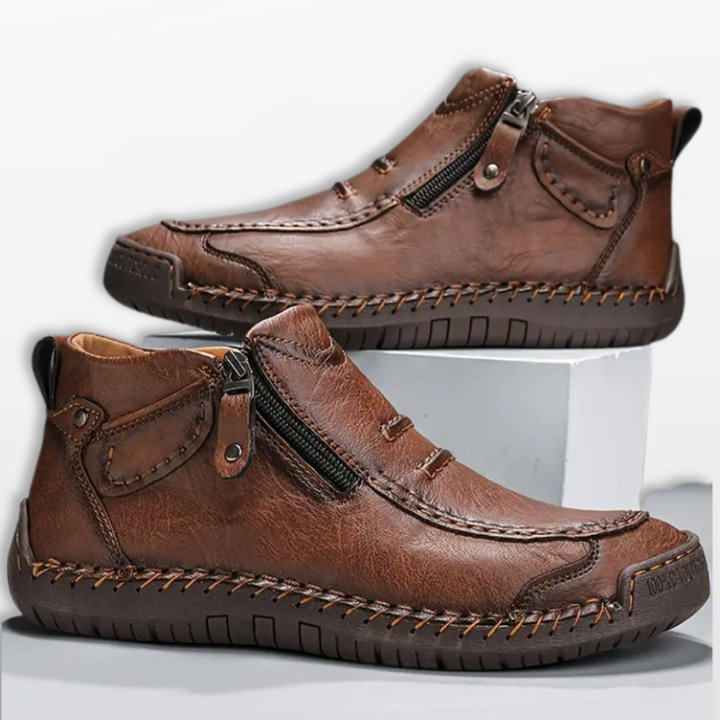 Bottines Homme Mocassin Zippées Casual