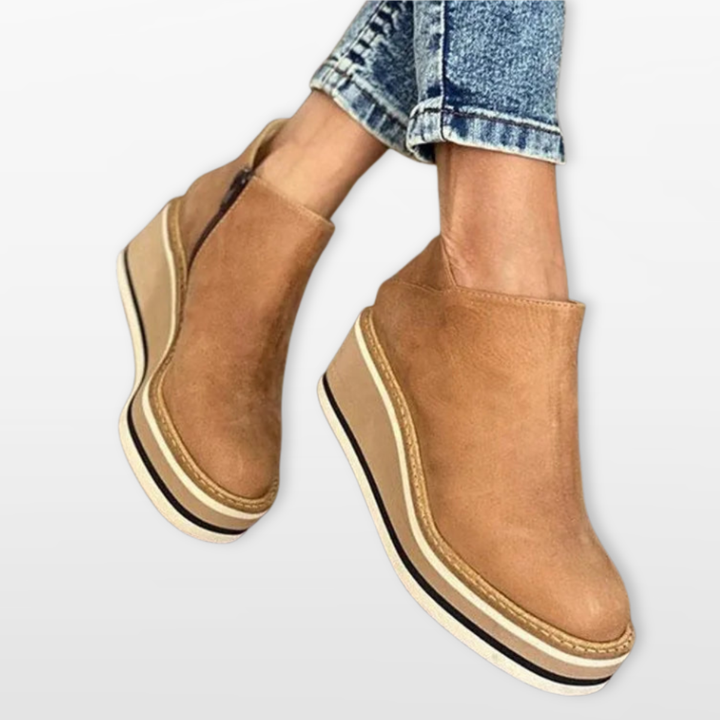 Bottines Plateforme Femme À Enfiler
