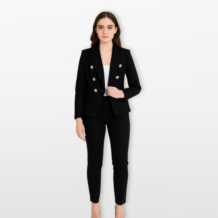 Tailleur Femme Coupe Ajustée Élégant
