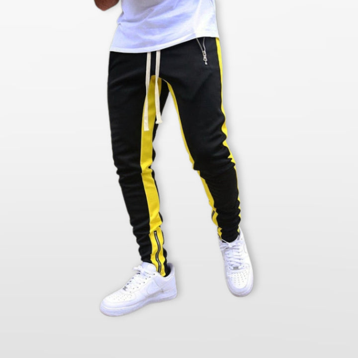 Pantalon Jogger Homme Slim Bandes Latérales