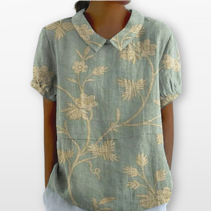Blouse Femme Brodée Fluide