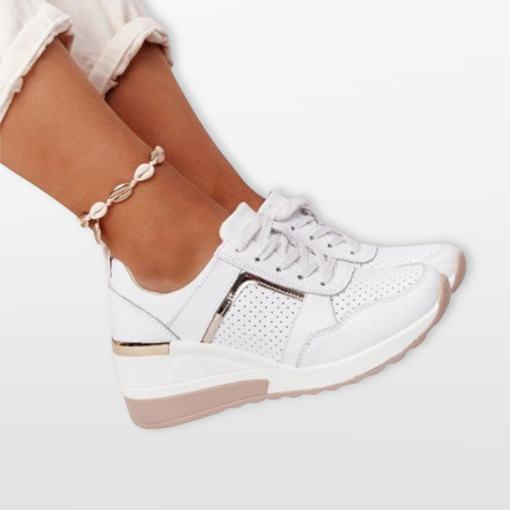 Baskets Plateforme Compensées Femme Confort