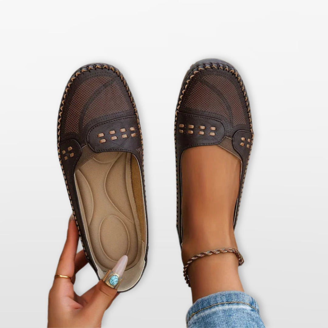 Mocassins Femme Perforés Confort