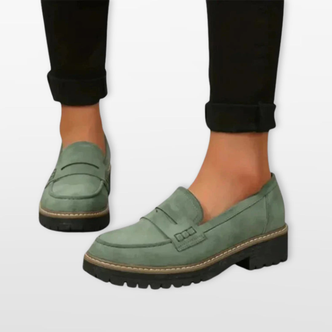 Mocassins Plateforme Femme Semelle Crantée