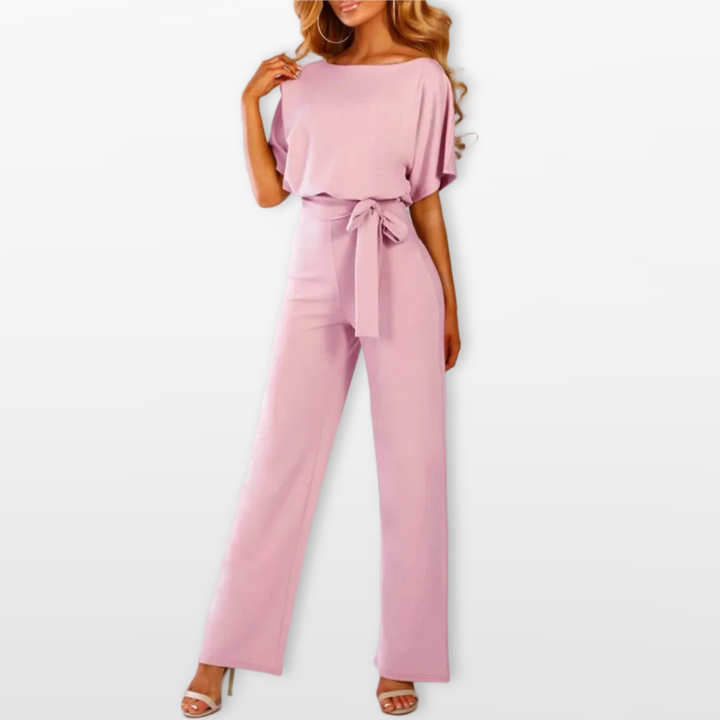 Combinaison Femme Taille Nouée Coupe Large