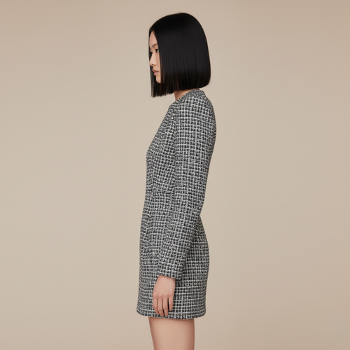 Camille - Robe Courte en Tweed