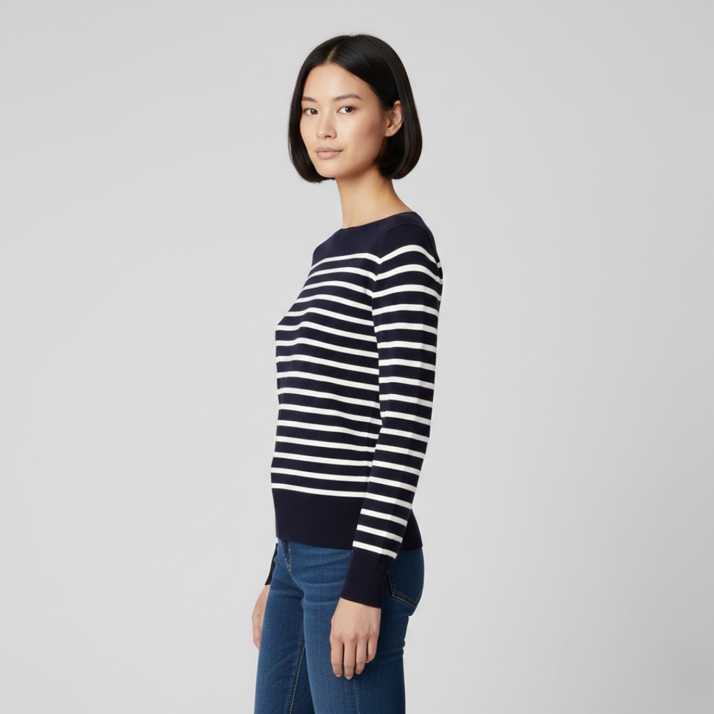 Adeline - Pull en Maille Col Montant