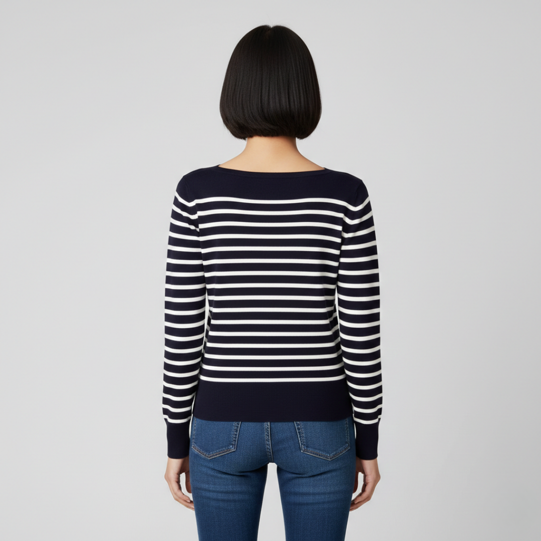 Adeline - Pull en Maille Col Montant