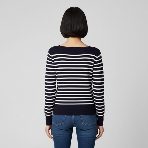 Adeline - Pull en Maille Col Montant