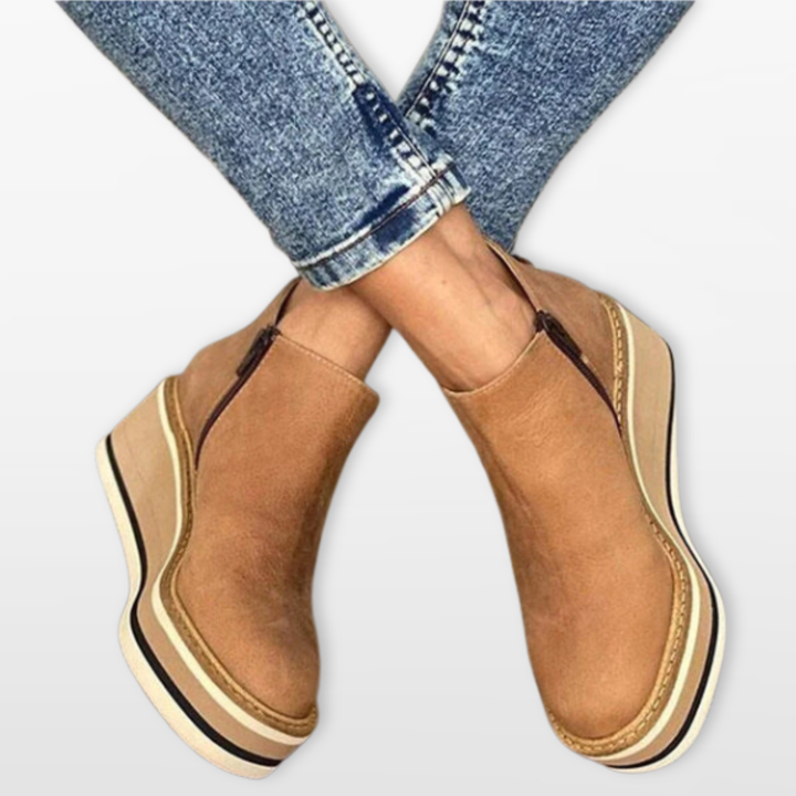 Bottines Plateforme Femme À Enfiler