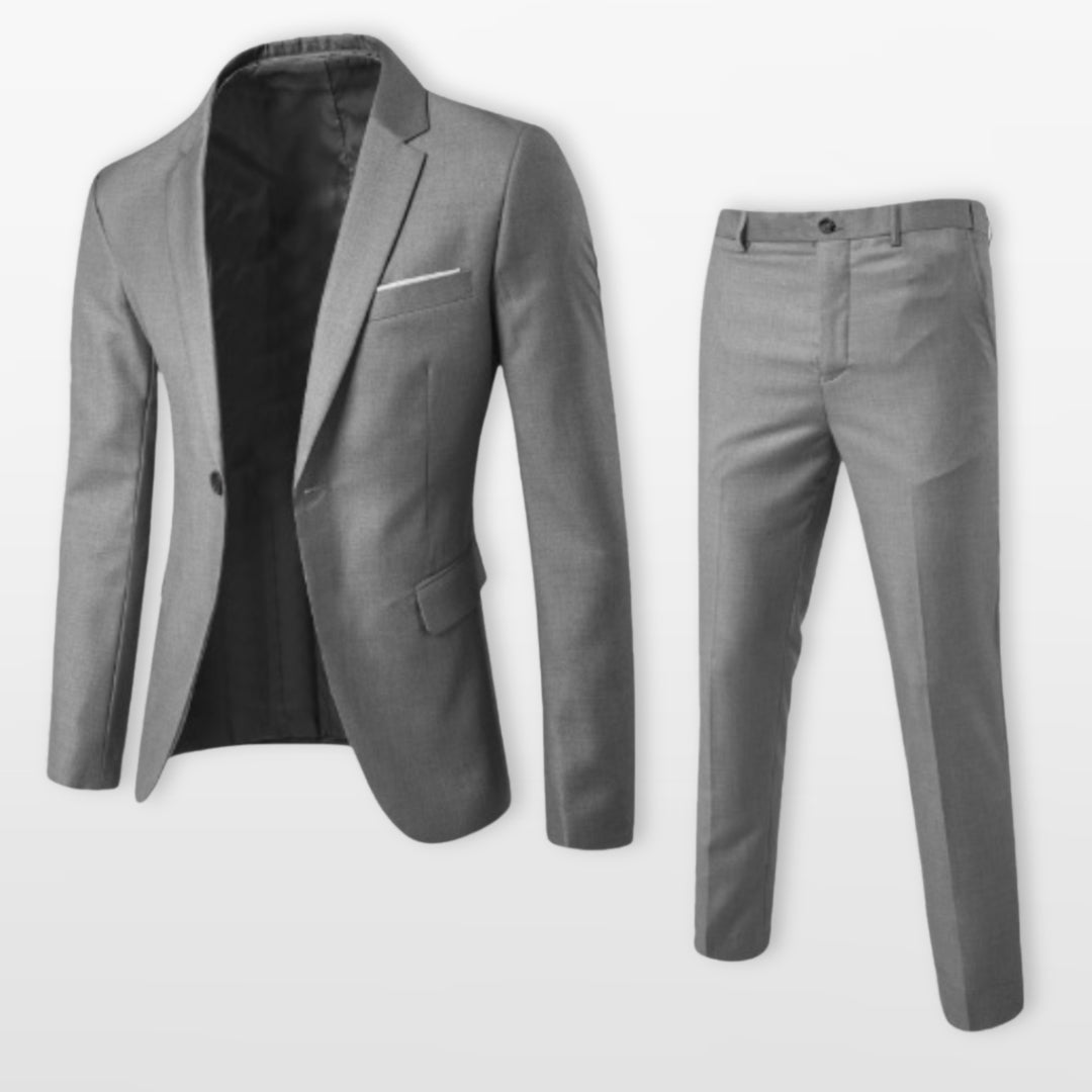 Costume Deux Pièces Ajusté Moderne Homme