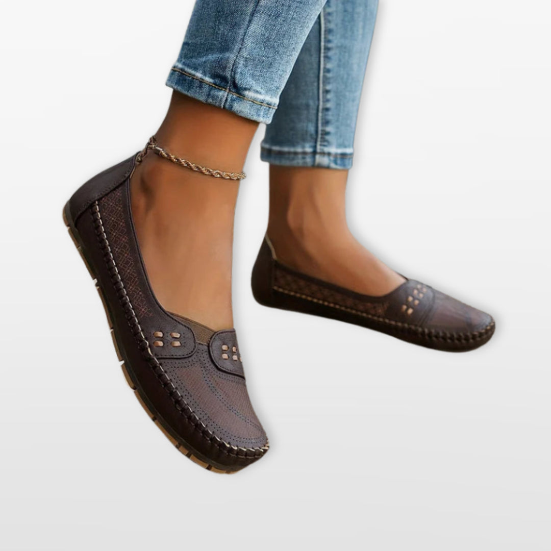 Mocassins Femme Perforés Confort