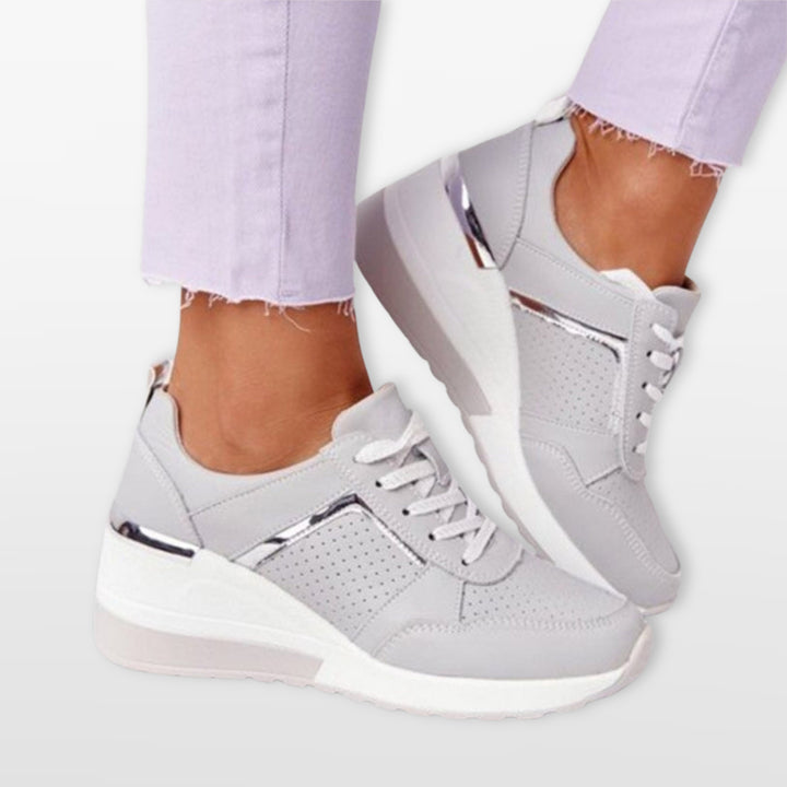 Baskets Plateforme Compensées Femme Confort
