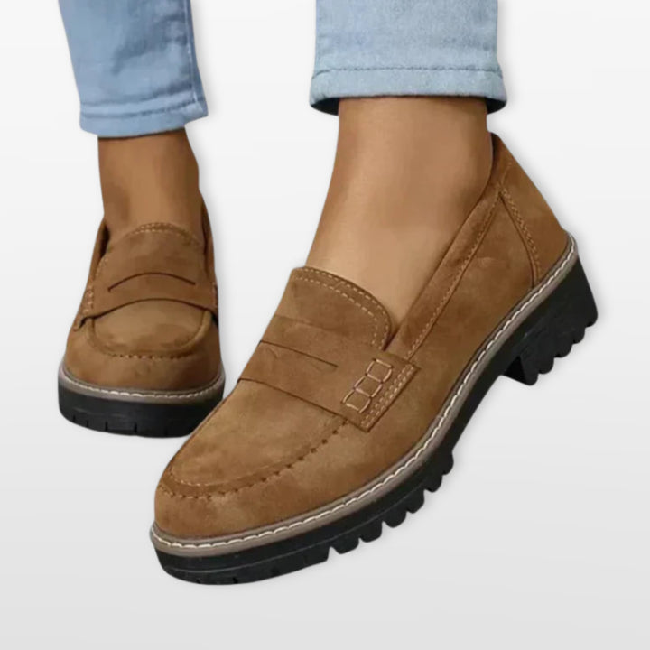 Mocassins Plateforme Femme Semelle Crantée
