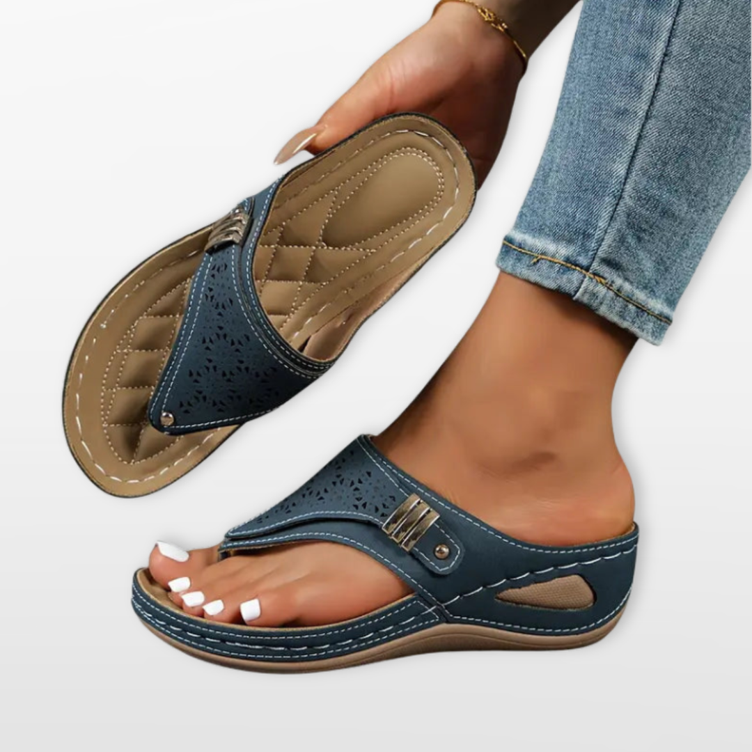 Sandales Femme Confort Orthopédique Semelle Soutien
