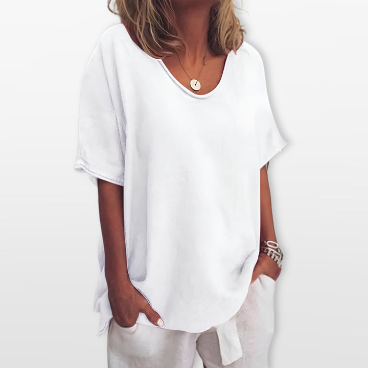 T Shirt Femme Ample Casual Confortable Quotidien