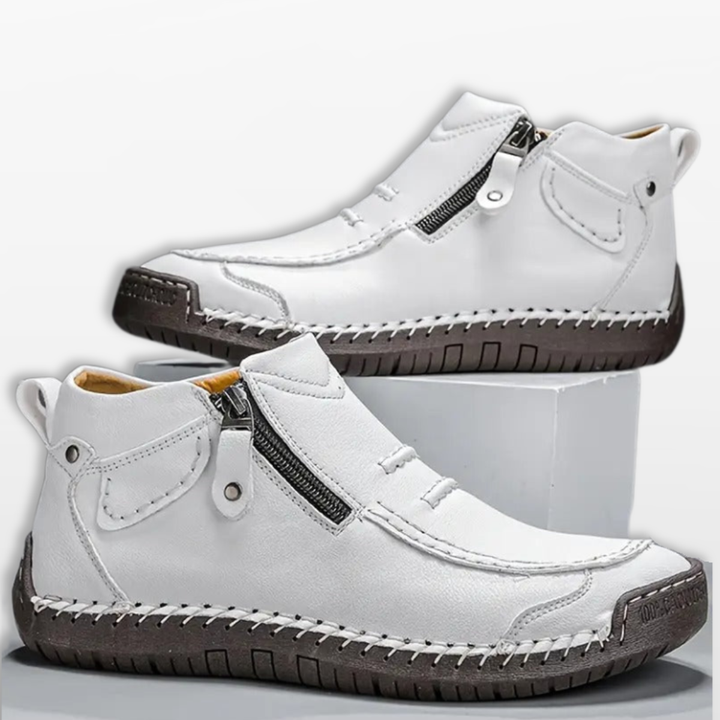 Bottines Homme Mocassin Zippées Casual
