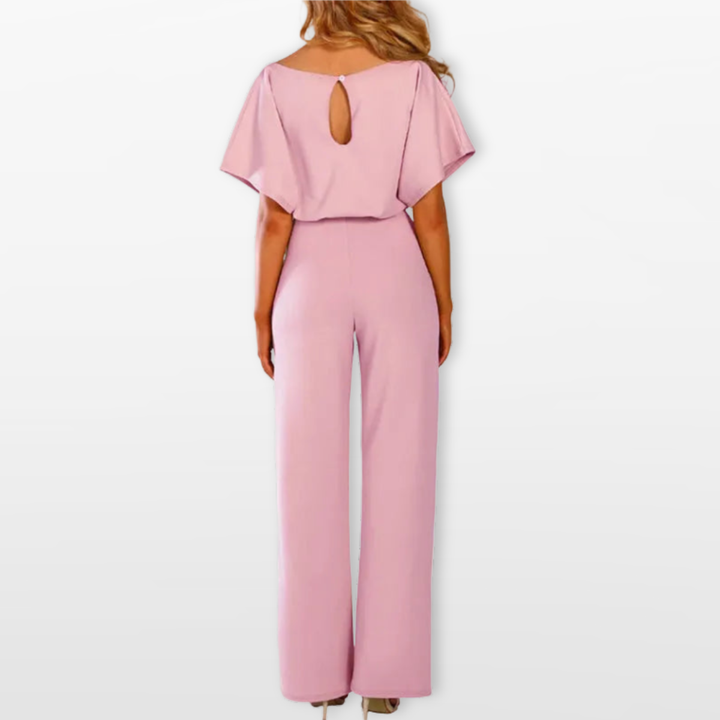 Combinaison Femme Taille Nouée Coupe Large