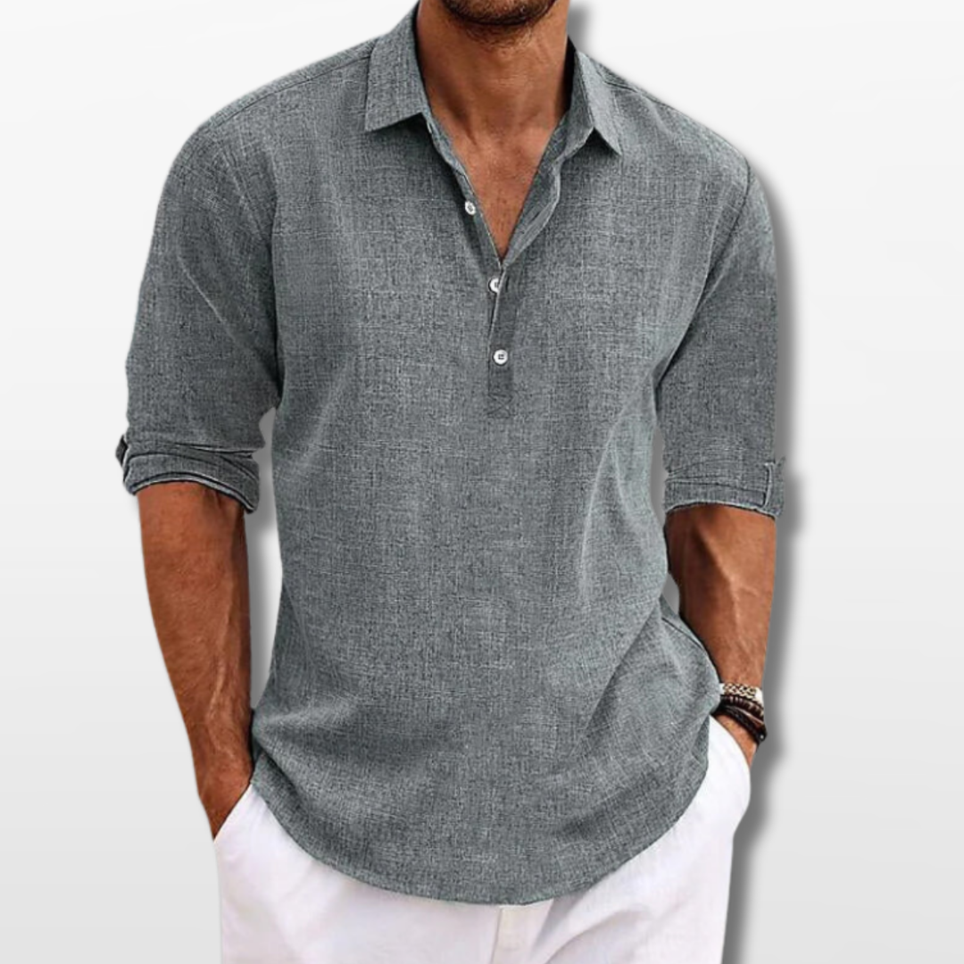 Chemise Homme Col Tunisien