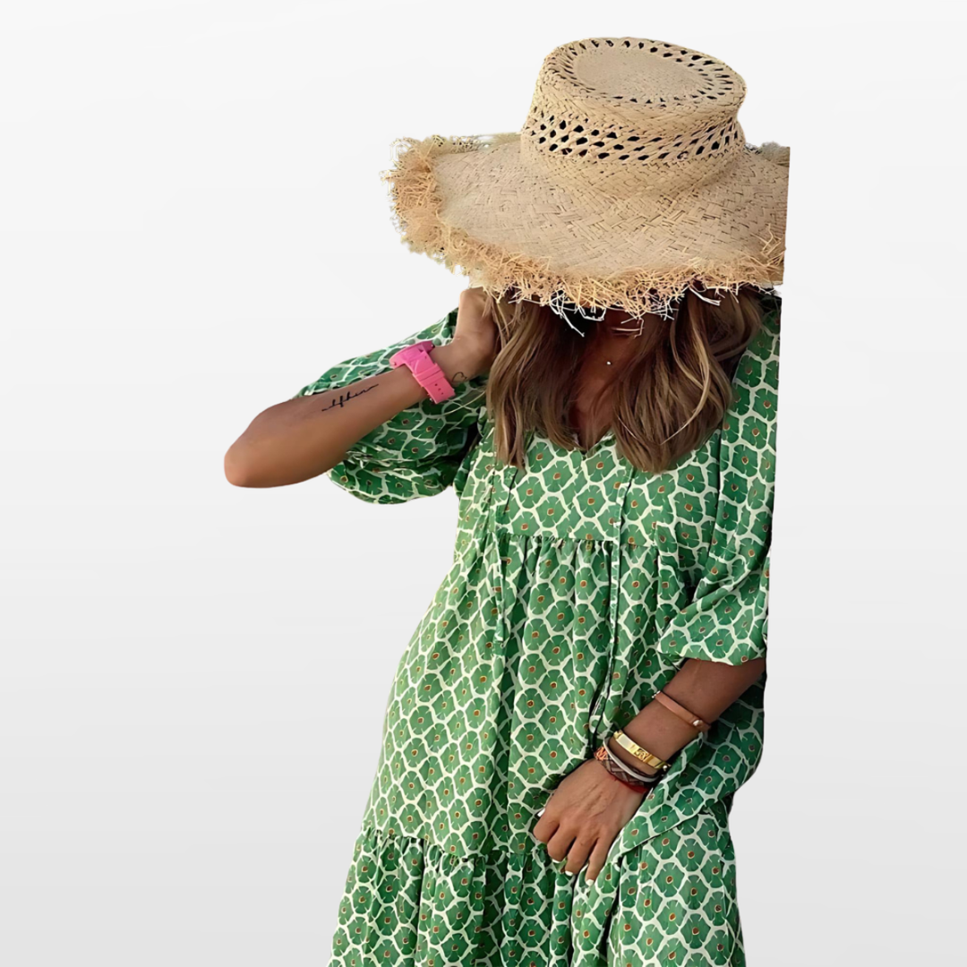 Robe Midi Coupe Ample Femme