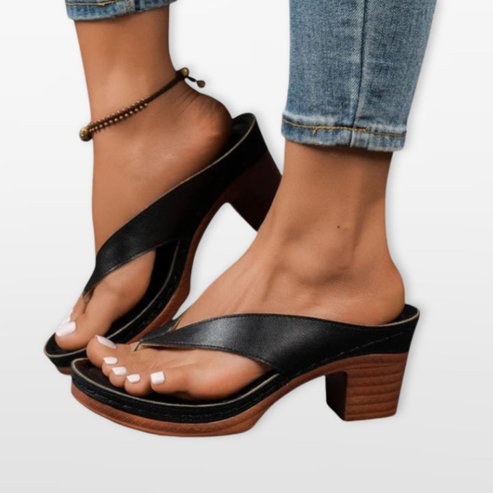 Sandales Femme Entre-doigt Talon Bas