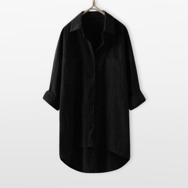Chemise Boutonnée Coupe Ample Femme