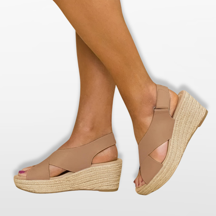 Sandales Compensées Espadrilles Femme