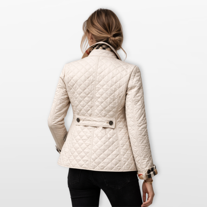 Veste Matelassée Femme Boutonnée Cintrée
