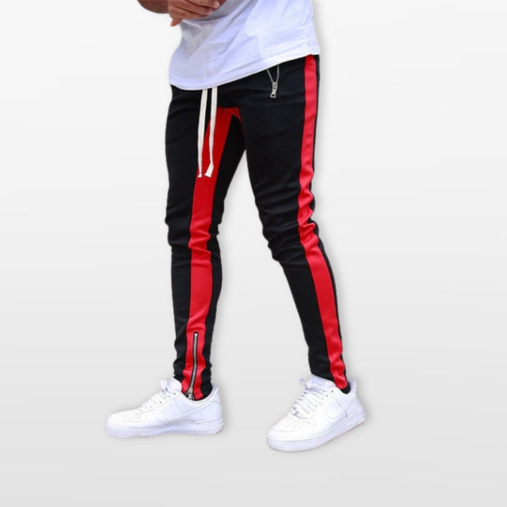 Pantalon Jogger Homme Slim Bandes Latérales