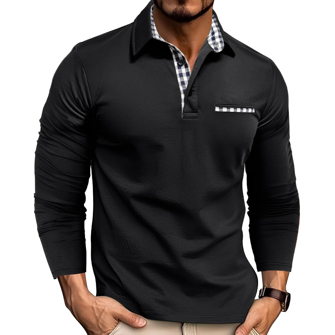 Polo Casual Manches Longues Homme